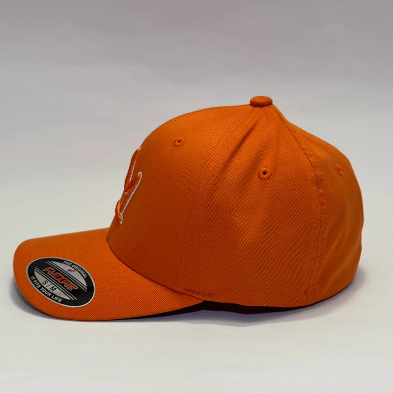 FlexFit 6277 Wooly Naranja/Blanco