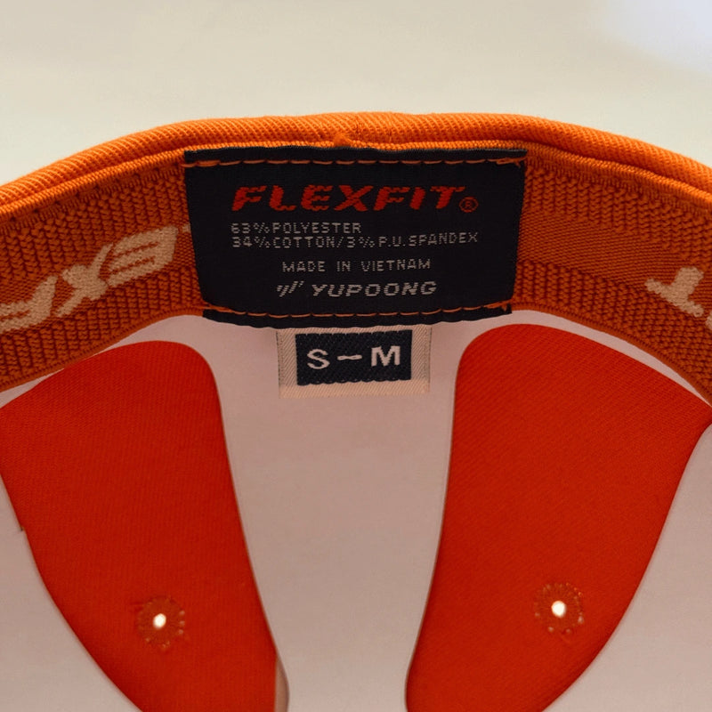 FlexFit 6277 Wooly Naranja/Blanco