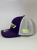 Richardson 112 Morado Amarillo Fluorescente Blanco